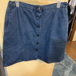 Denim skirt